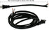10 Feet Power Tool Cord Replacement,2 Prong 16AWG Oil Resistant Waterproof Rubber Flexible Cord (3.1Meters,Black) (16A2Prong)...