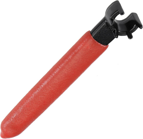 uxcell Collet Chuck Wrench Spanner for ER8M Clamping Nut Milling Machine Lathe Chuck Holder Tool with Red Non-slip Handle 2pcs...