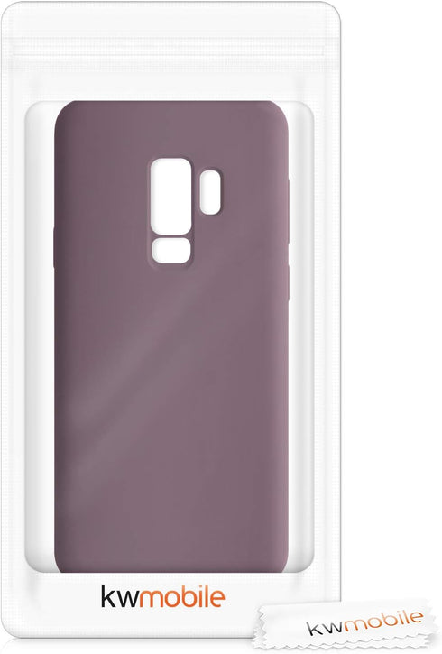 kwmobile Case Compatible with Samsung Galaxy S9 Plus Case - TPU Silicone Phone Cover with Soft Finish - Grape Purple...