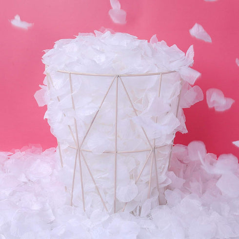 1000 Pcs Artificial Silk Rose Petals Decoration Wedding Party Color White...