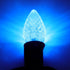 C7 LED Christmas Light Bulbs - 25 Pack C7 LED Bulbs Blue - 0.5W for Outdoor String Lights, Holiday Decoration...