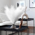 7 PCS Faux Pampas Grass, 23"/60cm White Pampas Grass Decor,7 Branches | Each Stem Fluffy Small Pompous Grass for Vase Filler in Table Vase Decor f...