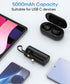 Mini Portable Charger 5000mAh, USB C Power Bank Charging Battery Pack, External Backup Phone Charger Compatible with iPhone 15, 15 Plus, 15 Pro Ma...