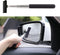 Car Rearview Mirror Wiper Telescopic Auto Mirror Squeegee Cleaner, Retractable Rear-View Mirror Wiper Snow Brush and Ice Scraper, Telescopic 98cm ...