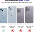 JIAXIUFEN Clear Case Compatible with iPhone 14 iPhone 13 Glitter Plating Flower Design Protective Shockproof Slim TPU Military Drop Protection Gir...