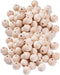 Round Natural Wood Beads Wooden Spacer Loose Beads for Jewelry Hair Accessories Garland Making DreamCatchers DIY Craft Supplies (30mm 50pcs)...