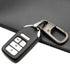 MECHCOS Metal Keychain Car Fob Key Chain Holder Clip with Detachable Valet Key Ring & Anti-Lost D-Ring for Men and Women - Gunmetal...