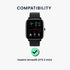 kwmobile Protective Film Compatible with Huami Amazfit GTS 2 Mini Screen Protector - 2x Smart Watch Protector Anti-Fingerprint...