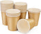 25 Pack 8 oz Disposable Paper Cups, Disposable Coffee Cups, Hot/Cold Beverage Drinking Cup for Offices, Home Kitchens, Coffee Shops?Khaki?...