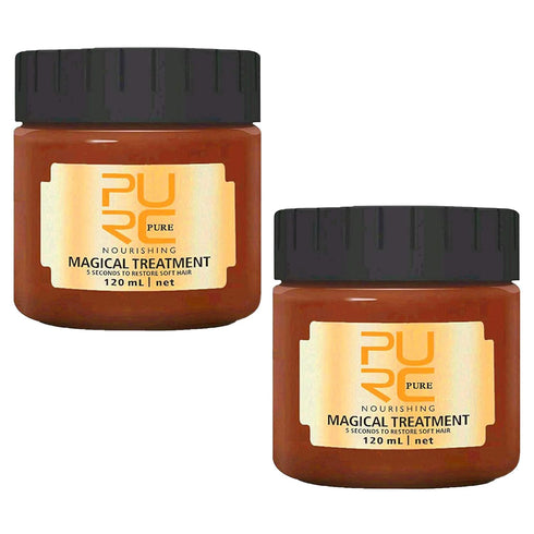 BROUYOUE PURC Magical Hair Treatment Mask,Upgraded Version Hair Roots Treatment Professtional Hair Conditioner,5 Seconds Repairs Soft Hair for Dry...