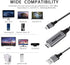 USB C to HDMI Adapter with Charging Cable, Type c to HDMI Adapter 4K 30Hz Compatible with MacBook 2018 iPad Pro,iMac,ChromeBook Pixel,Galaxy S9 No...