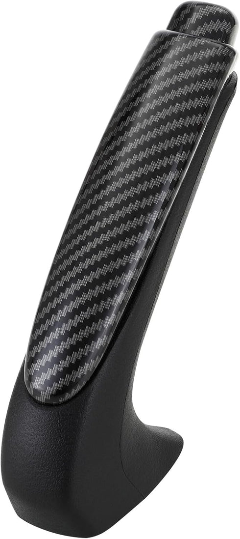 Emergency Brake Parking Handle Cover, 47115-SNA-A82ZA Car Handle Grip and Knob Set, Carbon Fiber Color Car Handbrake Cover Fits for Honda Civic 20...