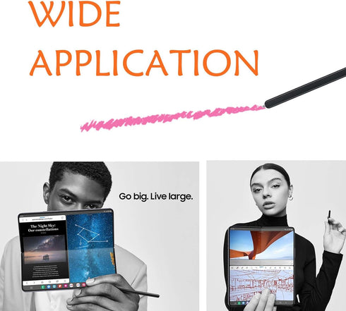 Galaxy Z Fold 5/6 S Pen Fold Edition for Samsung Galaxy Z Fold 5/6 5G S Pen Galaxy Slim S Pen 5/6 Fold Edition Stylus EJ-PF946BBEGWW with Adaptors...