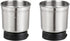 Secura Electric Coffee and Spice Grinder Replacement Parts Stainless Steel Removable Bowl Set for Model SP-7412, 2 Electric Blade Grinder Bowls...