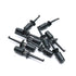 10Pcs Black Mini Grabber Test Probe Single Hook Clip for Multimeter Wire Lead...
