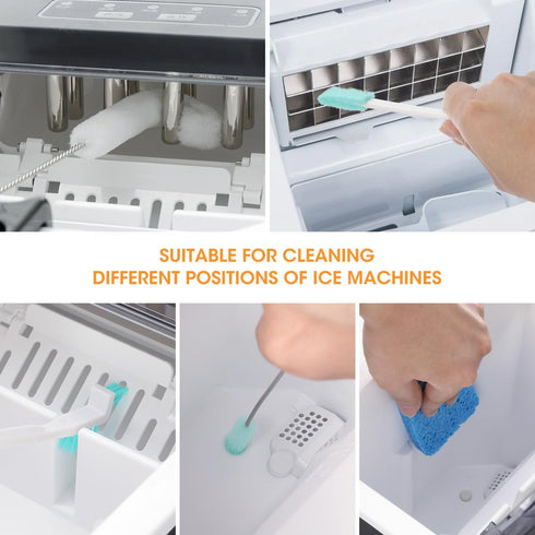 AIEVE Ice Machine Cleaner Brush Sets, 10 Pcs Ice Maker Cleaner Tools Kits...