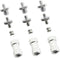Maxmoral 3 Sets 1/4 Inch to 3/8 Inch Threaded Screw Mount Adapter Set for Camera Tripod Monopod DSLR Camera Flash Trigger - Female to Female Adapt...