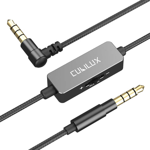 Cubilux 3.5mm to 3.5mm Headphone Cable, Replacement Headphone Cord Compatible with Sony WH-1000XM5/XM4/XM3, WH-CH720N/CH710N, Marshall Major 4/3/2...