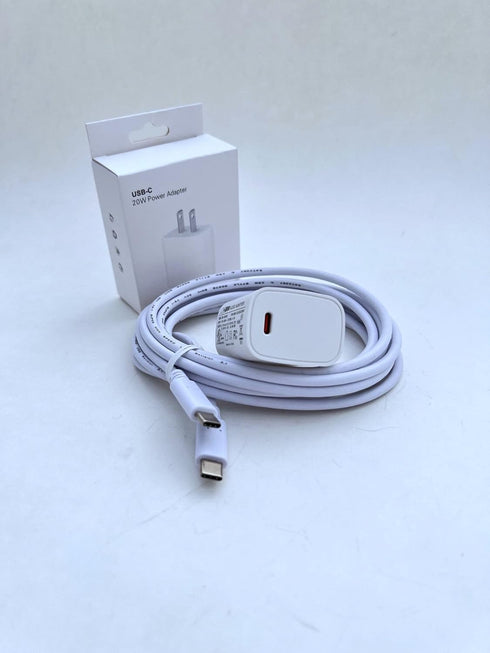 OMNIHIL Wall Charger+USB-C-to-USB-C Cable Compatible with Energizer MAX 30,000mAh Power Bank Model: UE30068......