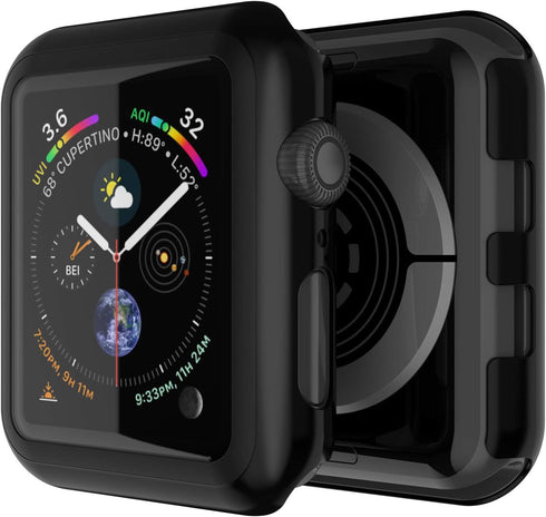 Punkcase for Apple Watch 44mm Bumper Case W/Build in Screen Protector | 9H Hardened Tempered Glass iWatch 5 Cover | Full Body Protection | Ultra S...