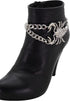 Women Western Fashion Boot Silver Metal Chain Bracelet Shoe Anklet Scorpion Charm Jewelry Accessory...