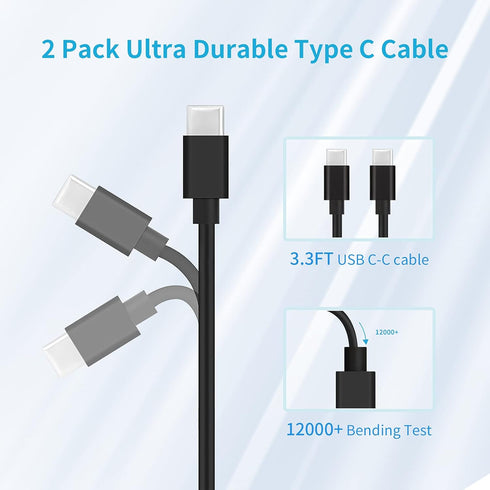 USB C Fast Charger Kit for Google Pixel 9/9 Pro XL/8/8 Pro/7/7 Pro/6a/6 Pro/6/5a/4, Samsung Galaxy S24, Looptimo 30W PD&QC 3.0 Car Charging Adapte...