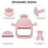 Baby Teething Toys, Soft Silicone Baby Teether Toys for 0-6 Months, Anti-Drop Hand Wrist Wearable Teether, Chew Toys for Sucking Needs, Baby Mitte...