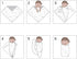 PESAAT Cotton Baby Swaddle Hat Set Newborn Infant Hats Receiving Blankets for Baby Boys Girls...