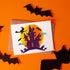 Halloween Castle Die Cuts for Card Making, Halloween Witch Bats Cutting Dies Sets House Background Dies Stencils Embossing Template for Scrapbooki...