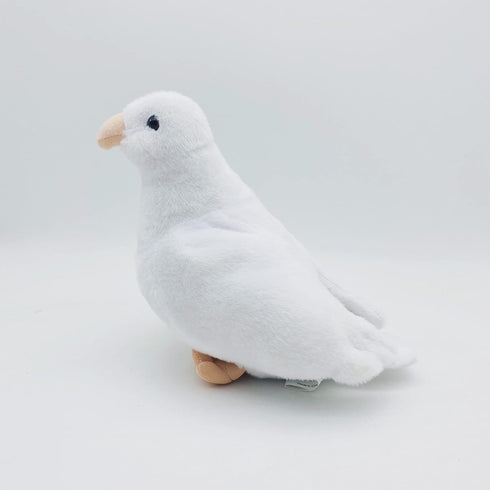 Simulation White Pigeon Stuffed Animal Toy - 8 inch Rock Pigeon Toys, Cute Pigeon as Gift (White)...
