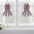 Hying Large Valentine's Day Bows for Wreath, Valentines Wreath Bow Black White Buffalo Plaid Bows Glitter Red Hearts Bows Holiday Burlap Tree Topp...