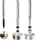 80 Sets Heavy Duty Leather Snap Fasteners Kit, BetterJonny 15mm Metal Snap Buttons Press Studs Leather Snaps with 4 Setter Tools for Clothes Brace...