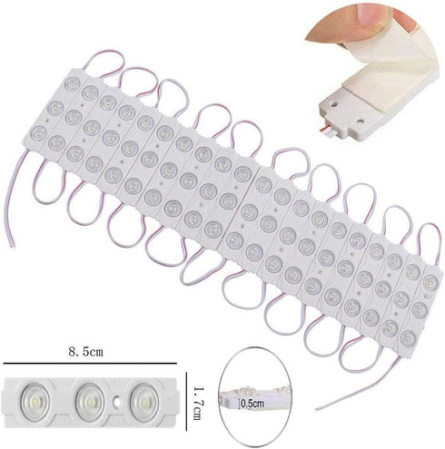 60 LED Van Light Car Interior Light Bright White Lighting Dome Lamp Ceiling Work Lights Kit for Van Truck Auto Car Vehicle Caravan DC 12V (20 Modu...