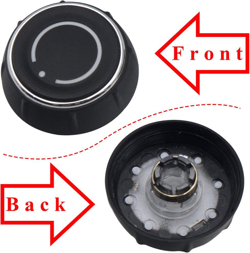 PSKB002R Volume Control Knob Compatible with Porsche 911 2011-2018 991, Boxster 2012-2016 981, Cayenne 2011-2018 958, Cayman 2012-2016 981, Paname...