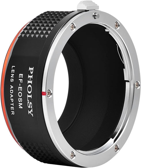 EF-EOS M Lens Adapter Lens Manual Focus Converter Ring Compatible for Canon EF/EF-S Lens and Canon EOS-M (EF-M Mount) Camera EOS M, M2, M3, M5, M6...