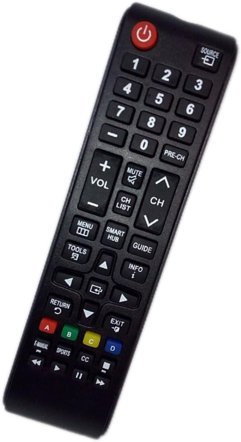 Replaced Remote Control Compatible for Samsung UN32J525DAFXZA UN48J620DAF UN50J6200AF UN55JU6400FXZA UN60J620DAF LED HDTV TV...