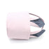 Easter Baskets Seersucker Easter Bunny Bag Bucket for Easter Egg Hunt Bunny Ears Design (Pink)...