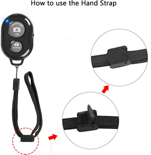 Wireless Remote Shutter for Cellphones and Tablets (3 Pack), AOQIYUE Wireless Remote for iPhone/Android Camera Control, Selfie Clicker for Photos ...