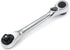 Geesatis 1/4 Inch Mini Double Headed Ratchet Wrench 72 Tooth Drive Socket and Screwdriver Bit Ratchet Set Rotator 5 Degrees Quick Install Release ...