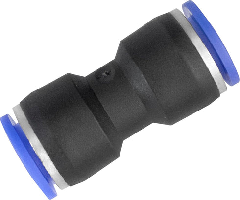 Pneumatic Push to Connect Fitting Straight Union 10mm Tube OD x 10mm Tube OD, Pack of 10...