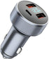 72W Fast Car Charger Adapter, Dual USB Fast Charging Type C Car Charger with LED Display Adapter, QC 3.0 PD Cigarette Lighter Adapter for Laptop S...