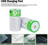 USB D Lithium ion Rechargeable Battery, 1.5V 12000mWh Rechargeable D Battery, 4 H Fast Charge, 1200 Cycle with Type C Port Cable, Constant Output,...