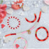 3000 PCS Polymer Clay Beads for Bracelets Making, Flat Clay Beads Kit, Spacer Beads Vinyl Heishi Beads for Valentine's Day Jewelry Making (Love)...