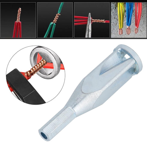 Wire Stripper, Wire Twisting Tool Cable Connector Wire Stripper Electric Wire Quick Connector Drill Bit for Electricians, Lab Coolers ( 15x15cm)...