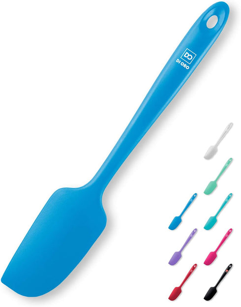 DI ORO Mini Spatula - Small Spatulas Silicone Heat-Resistant up to 600°F - Silicone Kitchen Scraper for Baking & Cooking BPA Free - Mixing Spatula...