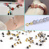Bead Crimping Pliers and Tube Crimp Beads, lyfLux 1000 Pieces Jewelry Crimp Beads with Jewelry Bead Crimping Pliers for Jewelry Beading Making Sup...