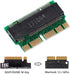 JSER 12+16pin 2014 2015 to M.2 NGFF M-Key AHCI SSD Convert Card Compatible for A1493 A1502 A1465 A1466...