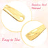 3 Pcs Facial Spatula Sticks Mini Metal Makeup Spatulas Tiny Skincare Cosmetic Spoons Reusable Face Eye Cream Lotion Applicator Tools Facial Massag...