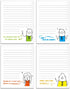 Koogel 4PCS Funny Notepads, Funny Sticky Notes Novelty Memo Pads Humor Note Pads for Women Coworkers Gifts Office Supplies...