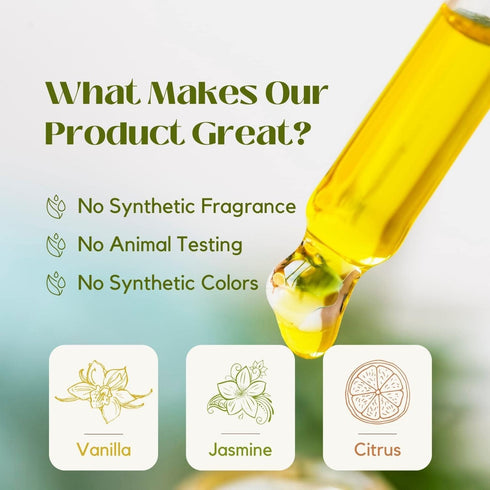 Benatu Fragrance Essential Oils Set for Diffuser (Vanilla, Citrus, Jasmine Scents), Premium Natural Home Perfume Gift for Aromatherapy, Candle, So...